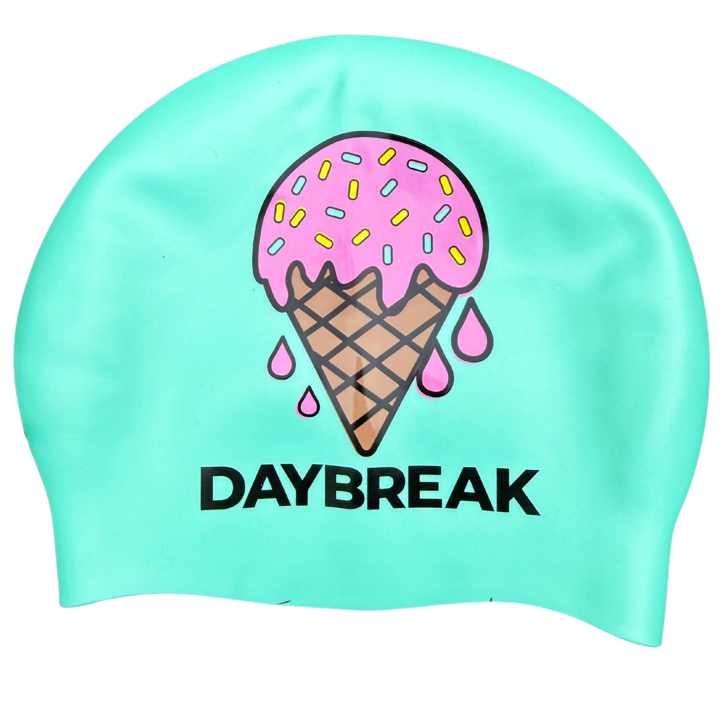 Teal Ice Cream Drip Cap