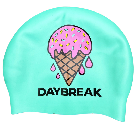 Teal Ice Cream Drip Cap